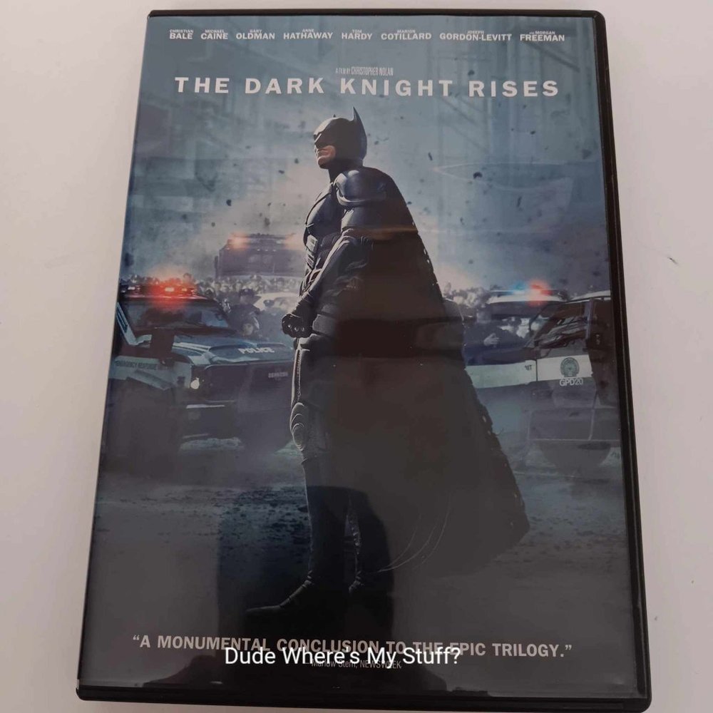 BATMAN - THE DARK KNIGHT RISES - WIDESCREEN EDITION - 2012 DVD